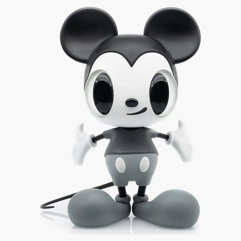 Javier Calleja X Disney Mickey Mouse Now & Future Sofubi Figure (edition Of 350) Grey