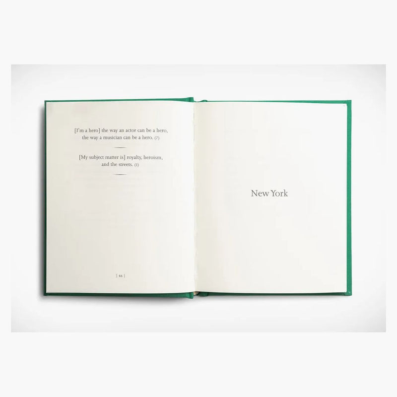 Jean-michel Basquiat Basquiat-isms Hardcover Book