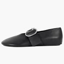 Jil Sander Cannolo Buckle Ballerinas Black (women's)