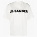 Jil Sander Women's Logo Printed T-shirt Porcelain