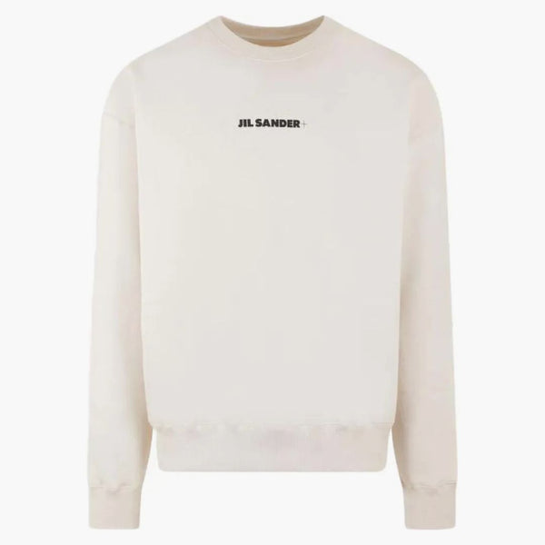 Jil Sander Logo Sweatshirt Light Beige