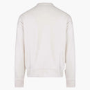 Jil Sander Man Cotton Frontal Logo Sweatshirt White