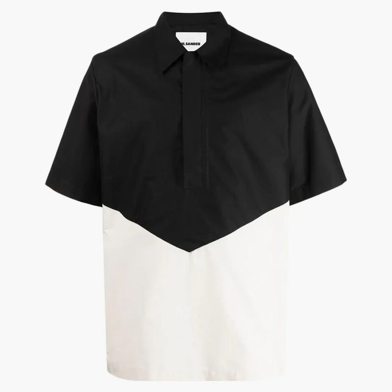 Jil Sander Two Tone Shirt Black/White