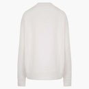 Jil Sander Woman Cotton Logo Print Sweatshirt Beige