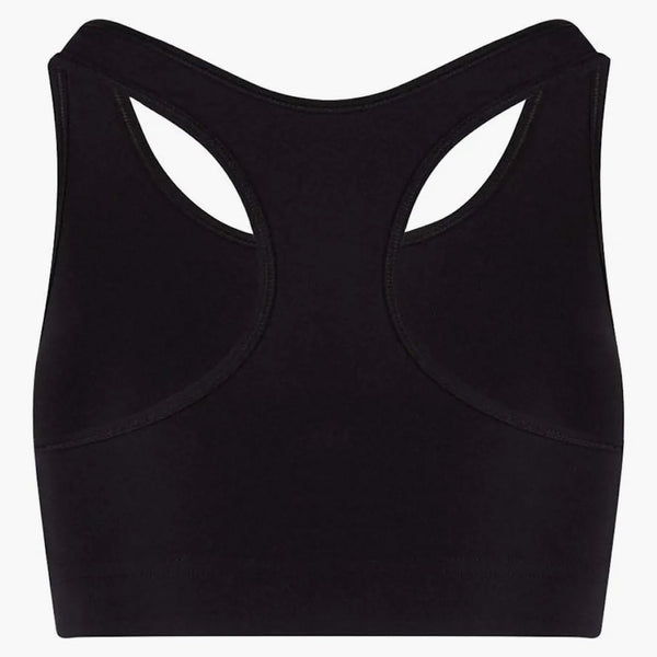 Jil Sander Woman Stretch Nylon Top Black