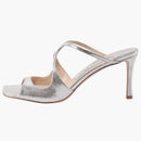 Jimmy Choo Anise 75mm Mule Champange Leather