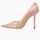 Jimmy Choo Love 100mm Pump Ballet-Pink Patent Leather