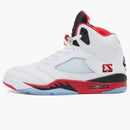 Jordan 5 Retro Fire Red Black Tongue (2025)