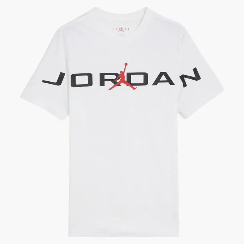 Jordan Air Short Sleeve T-shirt White/red/black