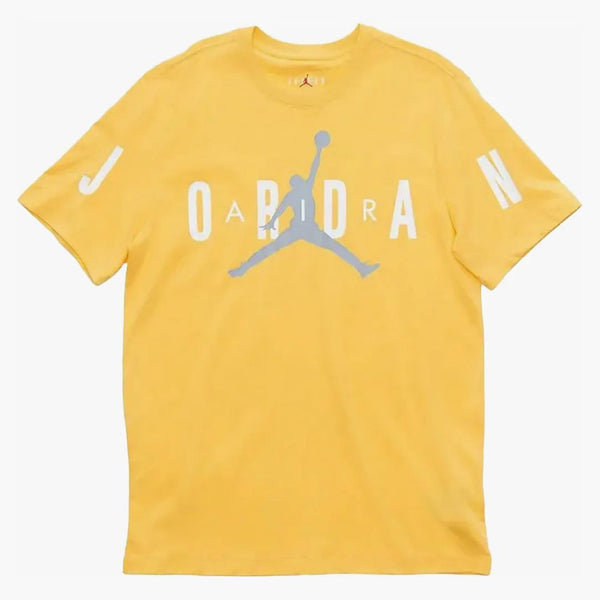 Jordan Air Stretch S/s Crew T-shirt Yellow/grey/white