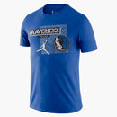 Jordan Dallas Mavericks Essential Statement Dri-fit T-shirt Blue