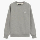 Jordan Essentials Fleece Crew Neck Pullover Sweatshirt Grey