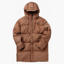 Jordan Essentials Statement Down Parka Jacket Brown