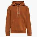 Jordan Flight Heritage Washed Fleece Pullover Hoodie Dark Russet