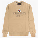 Jordan Flight Mvp Lightweight Fleece Crew-neck Sweatshirt Beige