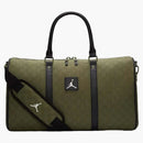 Jordan Monogram Duffle Bag (green Zipper) Green