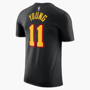 Jordan Nba Atlanta Hawks Trae Young Statement Edition T-shirt Black/yellow