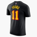 Jordan Nba Atlanta Hawks Trae Young T-shirt Black/yellow