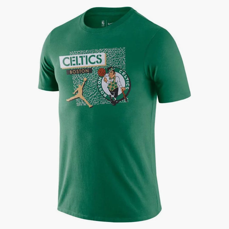 Jordan Nba Boston Celtics Logo T-shirt Green