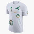 Jordan Nba Boston Celtics Loose Fit T-shirt White/green