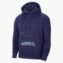 Jordan Nba Charlotte Hornets Courtside Loose Fit Hoodie Purple