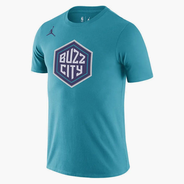 Jordan Nba Charlotte Hornets Logo Dri-fit T-shirt Teal