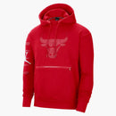 Jordan Nba Chicago Bulls Courtside Fleece Pullover Hoodie Red