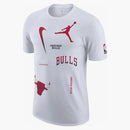 Jordan Nba Chicago Bulls Max 90 Courtside Loose Fit T-shirt White