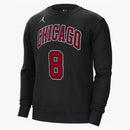 Jordan Nba Chicago Bulls Zach Lavine Sweatshirt Black