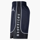 Jordan Nba Dallas Mavericks Statement Edition Swingman Dri-fit Shorts Navy/white