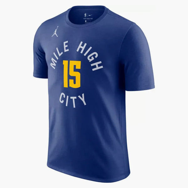 Jordan Nba Denver Nuggets Nikola Jokic T-shirt Blue
