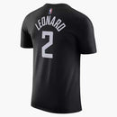 Jordan Nba Los Angeles Clippers Kawhi Leonard Statement T-shirt Black/white