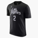 Jordan Nba Los Angeles Clippers Kawhi Leonard Statement T-shirt Black/white