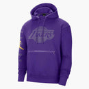 Jordan Nba Los Angeles Lakers Courtside Fleece Pullover Hoodie Purple