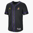 Jordan Nba Los Angeles Lakers Statement Edition Dri-fit Top Black