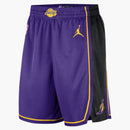 Jordan Nba Los Angeles Lakers Statement Edition Swingman Dri-fit Shorts Purple/yellow