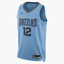 Jordan Nba Memphis Grizzlies Ja Morant Statement Edition Dri-fit Swingman Jersey Light Blue/dark Blue