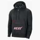 Jordan Nba Miami Heat Courtside Statement Loose Fit Hoodie Black