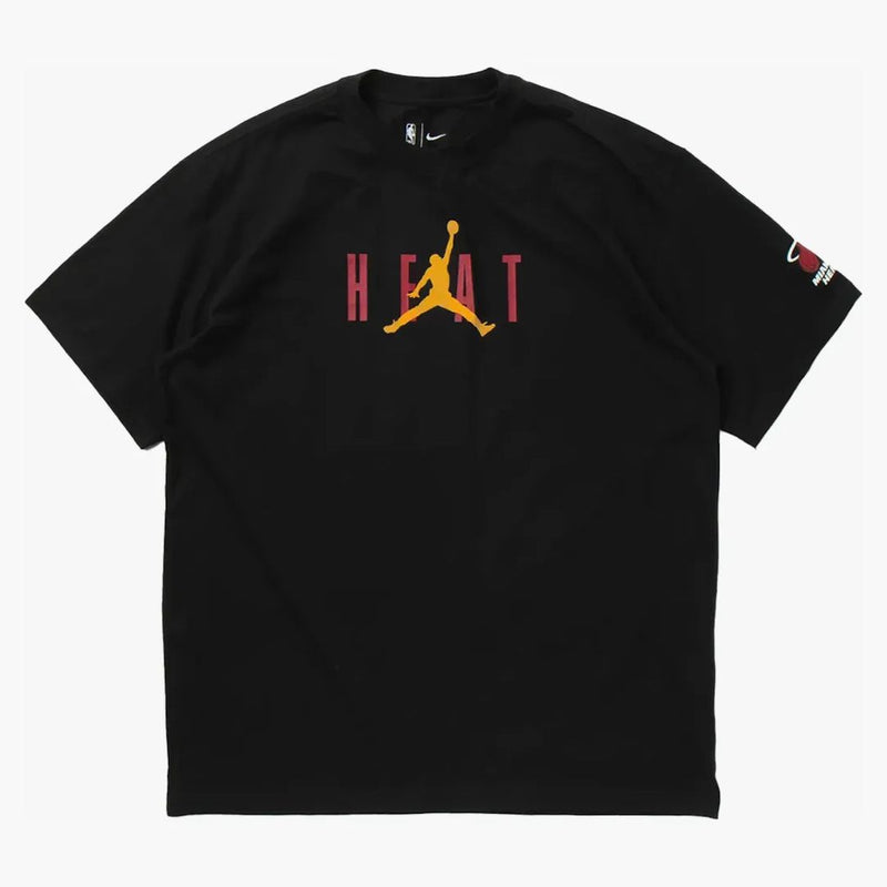 Jordan Nba Miami Heat Courtside T-shirt Black