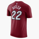 Jordan Nba Miami Heat Jimmy Butler Statement Edition T-shirt Dark Red/white