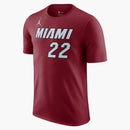 Jordan Nba Miami Heat Jimmy Butler Statement Edition T-shirt Dark Red/white