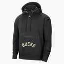 Jordan Nba Milwaukee Bucks Courtside Statement Edition Fleece Hoodie Black