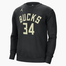 Jordan Nba Milwaukee Bucks Giannis Antetokounpo Fleece Loose Fit Sweatshirt Black