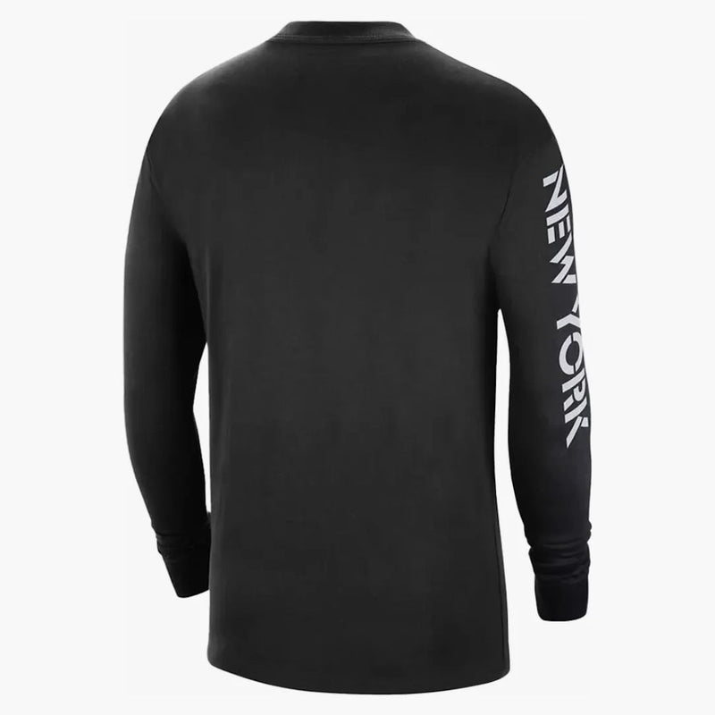 Jordan Nba New York Knicks Courtside Statement Loose Fit T-shirt Black