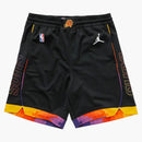 Jordan Nba Phoenix Suns Statement Edition Dri-fit Swingman Shorts Black/white/yellow