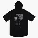 Jordan Sport Dri-fit Hooded T-shirt Black/white/grey
