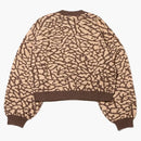 Jordan Womens Flight Jacquard Knit Cardigan (asia Sizing) Palomino Cement