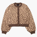 Jordan Womens Flight Jacquard Knit Cardigan (asia Sizing) Palomino Cement