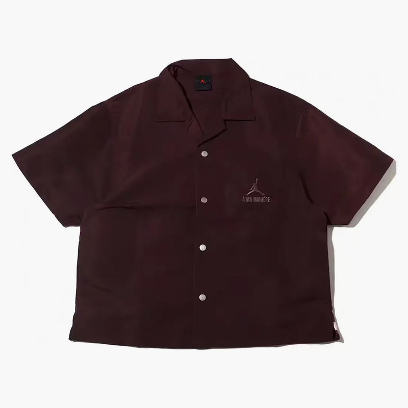 Jordan X A Ma Maniere Warm Up Shirt (asia Sizing) Mahogany