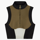 Jordan X Aleali May Cropped Top Medium Olive